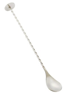 BarPros BarPros Professional Grade Stainless Steel Mixing Spoon with Flat End, 30cm - Silver  - Image 3