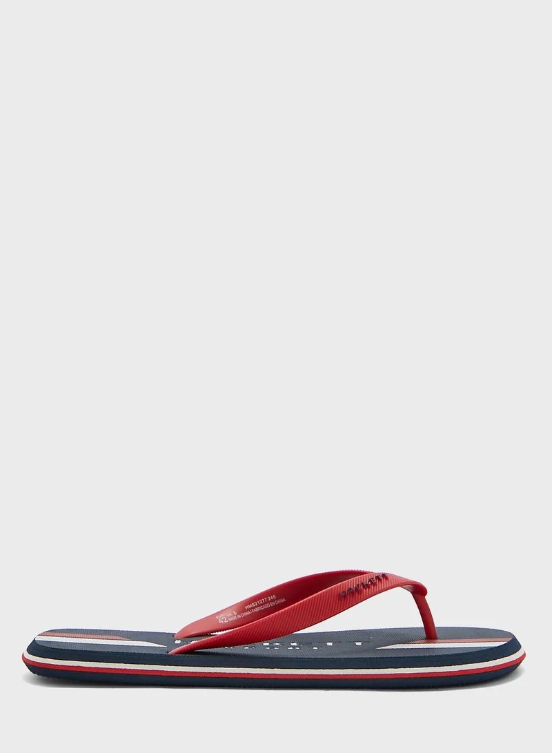 Hackett Logo Flip Flops