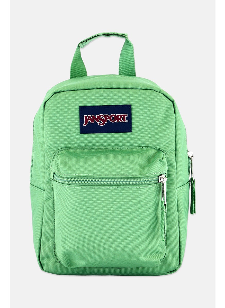 JANSPORT Kids Boy Brand Logo Lunch Bag 27 H x 31 L x 14 W cm, Green  - Image 1