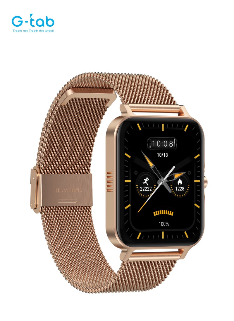 G-Tab - G-Tab FT7 Smartwatch 1.78 Inches Amoled, 250mah Battery, IP68 Waterproof, Innovative Design, Memory 128 MB, Health Monitoring, Multi Sport Modes - Image 1