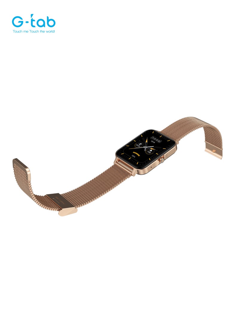 G-Tab - G-Tab FT7 Smartwatch 1.78 Inches Amoled, 250mah Battery, IP68 Waterproof, Innovative Design, Memory 128 MB, Health Monitoring, Multi Sport Modes - Image 1