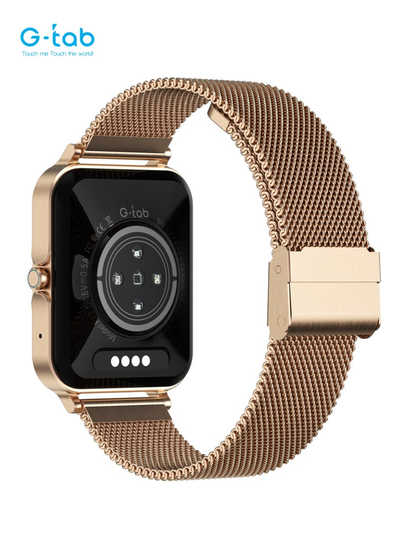 G-Tab - G-Tab FT7 Smartwatch 1.78 Inches Amoled, 250mah Battery, IP68 Waterproof, Innovative Design, Memory 128 MB, Health Monitoring, Multi Sport Modes - Image 1