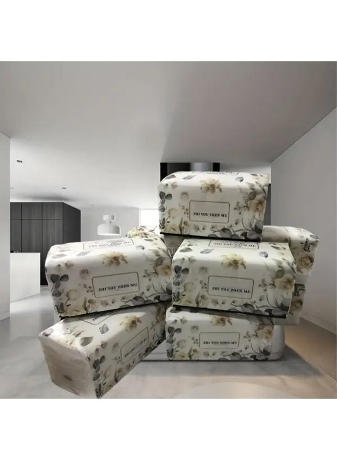 ٣ قطع ٥٢٠ ورقة مناديل وجه فائقة النعومة شديدة الامتصاص للمطبخ والحمام وغرفة المعيشة - Image 5