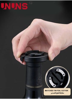UNUNS Bottle Opener 4-Piece Set,Kitchen Tool Gift Set For Men With Foil Cutter Home Bar Tools,Universal Bottle Opener  - Image 3