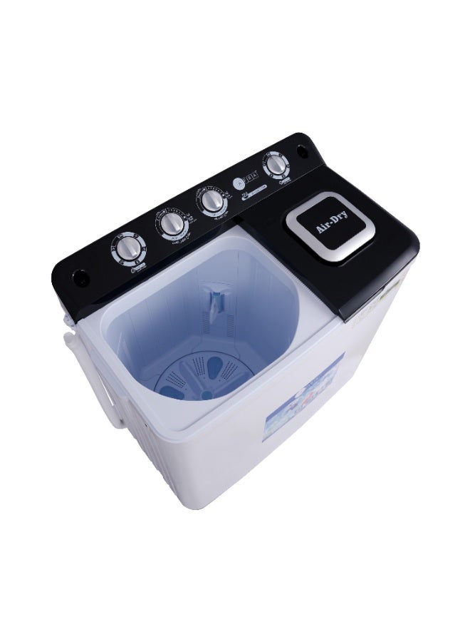 AFRA High-Capacity Twin Tub Washer – 12kg Wash + 6.5kg Spin – Powerful 600W Motor, Air Dry Function - Image 3