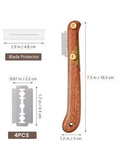 Oasisgalore Bread Lame Sourdough Scoring Tool: Wood Handle Bread Razor for Pizza Cake Bread  - Image 5