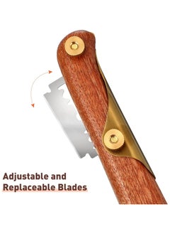 Oasisgalore Bread Lame Sourdough Scoring Tool: Wood Handle Bread Razor for Pizza Cake Bread  - Image 3