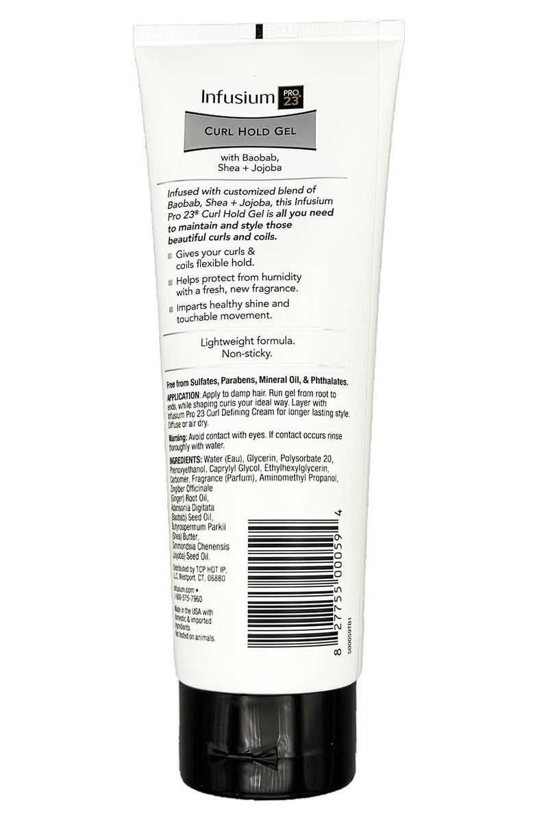 INFUSIUM 23 Curl Hold Gel with Baobab, Shea, and Jojoba - 8oz., White - Image 2
