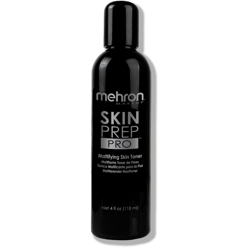 Mehron Makeup Skin Prep Pro Mattifying Skin Toner | Long Lasting Pre-Makeup Primer 4 fl oz (120 ml) - Image 1