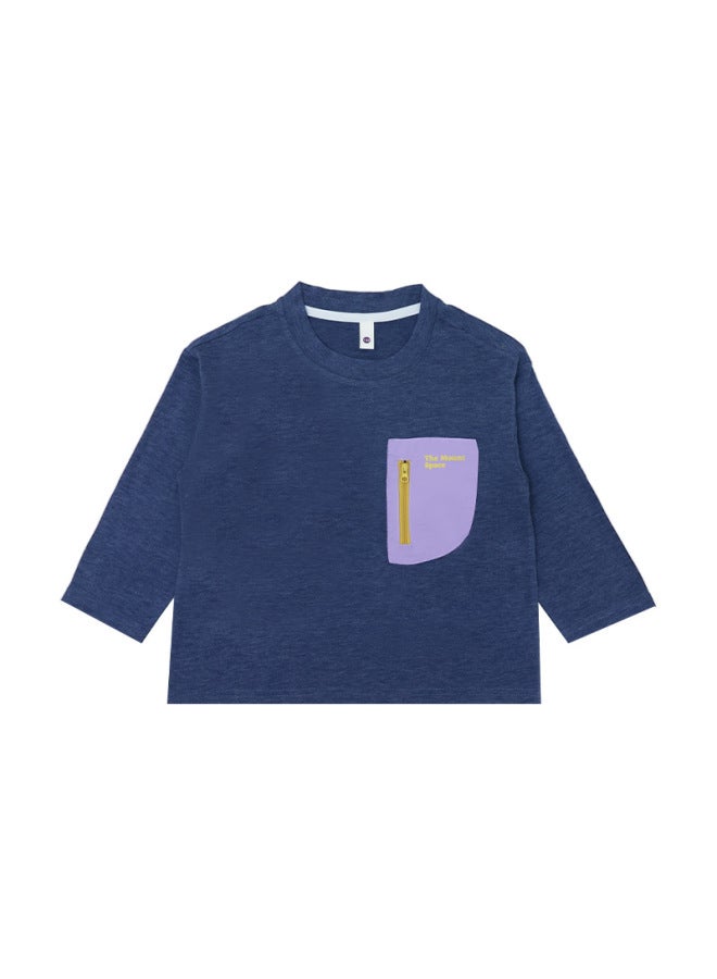 Children's Quick-drying T-shirt  Spring New Outdoor Sports Girls' Round-neck Long-sleeved Tops For Middle And Large Kidsren