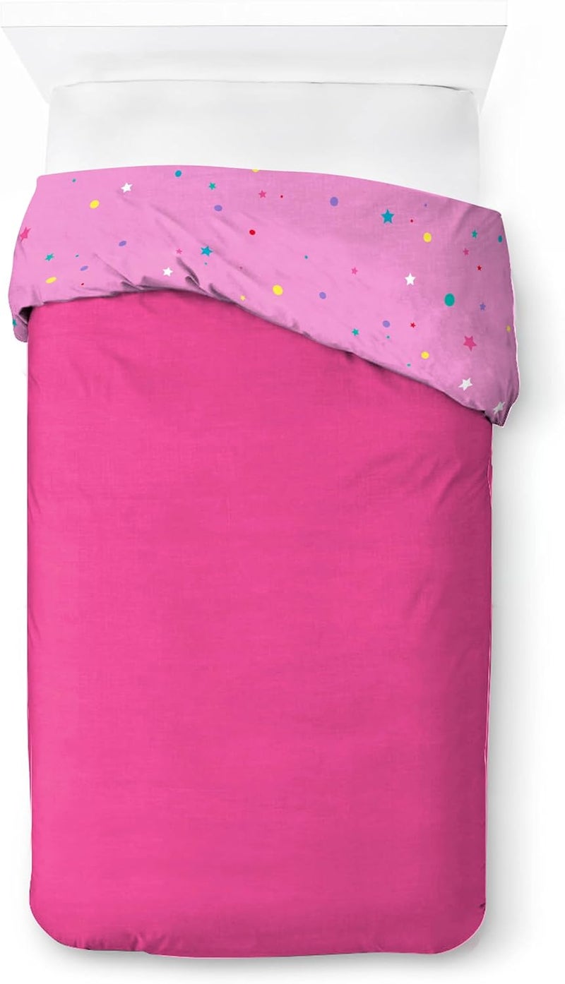 Jay Franco Disney Minnie Mouse Rainbow 100% Cotton Single Duvet Cover Set - Includes 50 x 70 cm Pillowcase - Image 3