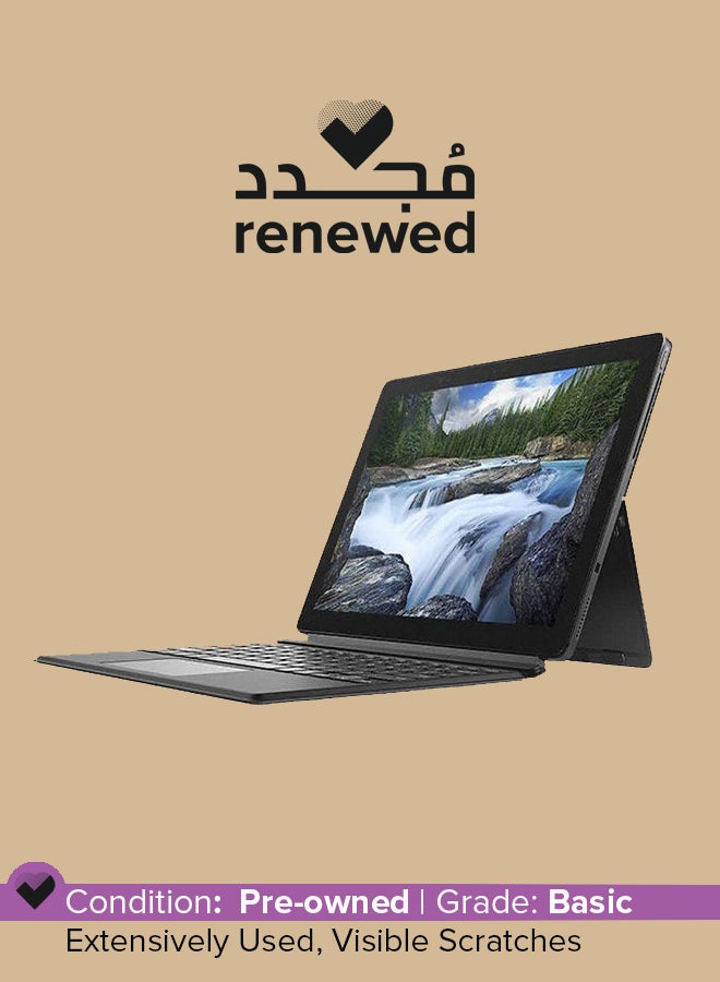 DELL Renewed - Latitude 5290 Touch Laptop With 12.3-Inch Display,Intel Core i5-8th Gen/16GB RAM/256GB SSD/Arabic Keyboard English Black - Image 1