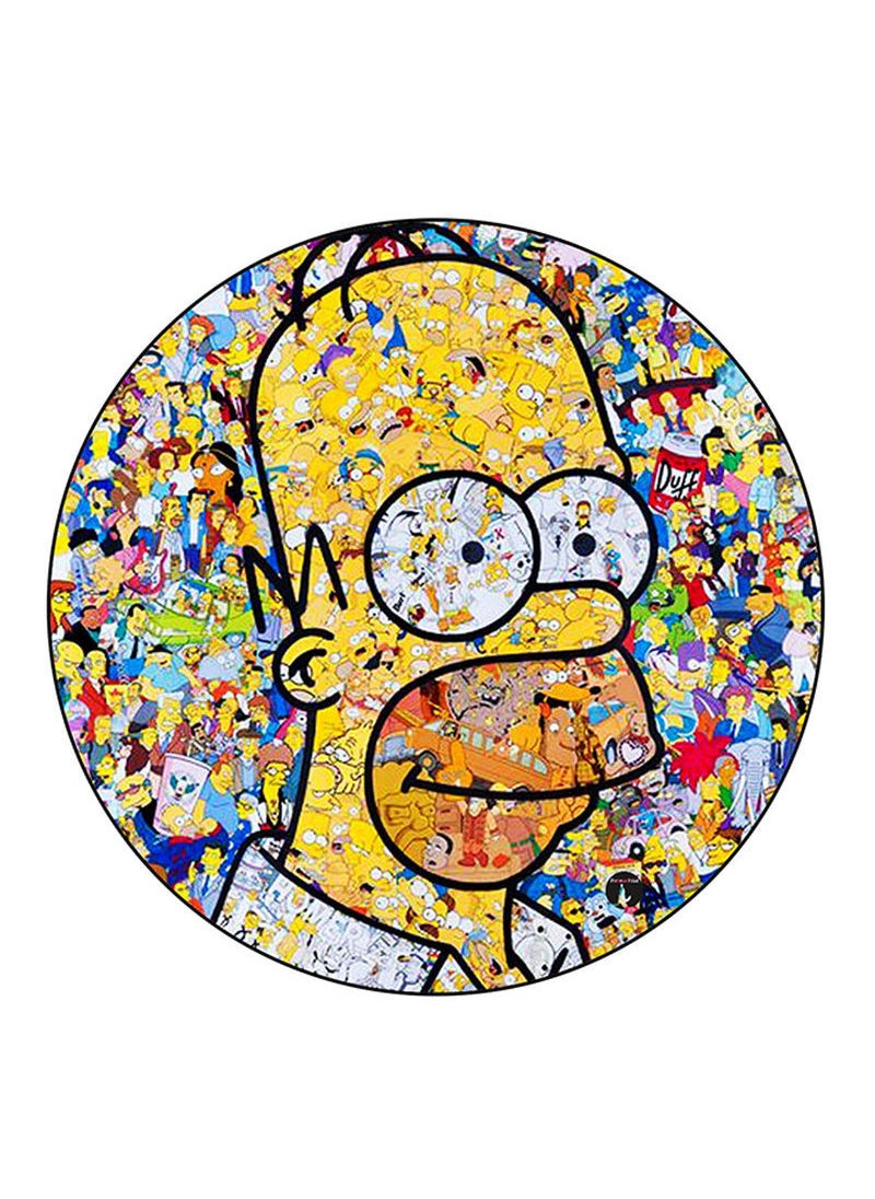 The Simpsons Printed Mouse Pad Multicolour