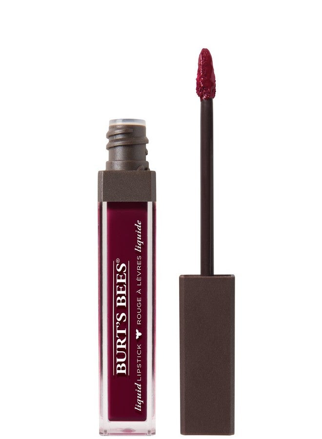 Burt's Bees 100% Natural Glossy Liquid Lipstick, Wine Waters, 1 Tube - Image 1