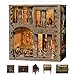 fifijoy Book Nook Kit Egyptian Pharaohs Tomb DIY Miniature House Kit for Adults and Teens Dollhouse BookNook Tiny House Bookshelf Decor 3D Wooden Puzzle Unique Gifts for Family and Friends - Image 2