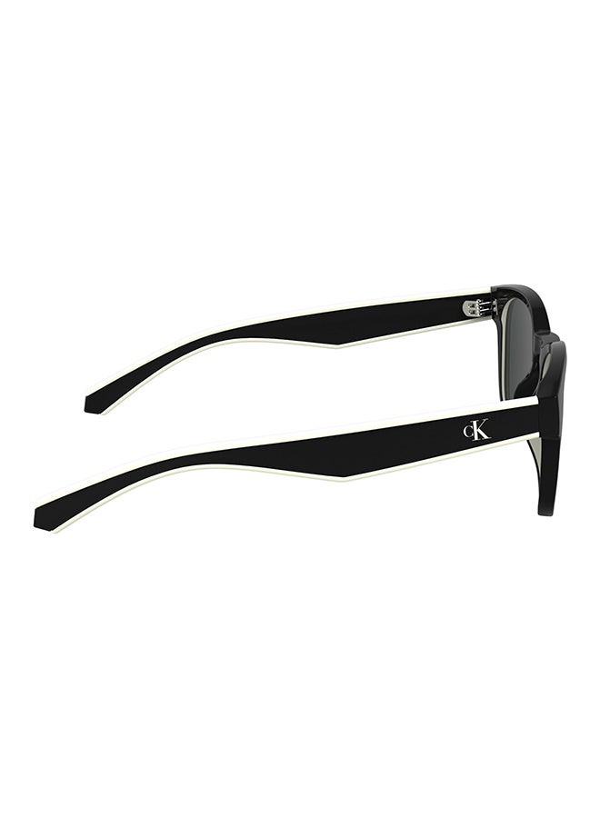 Calvin Klein Jeans نظارات شمسية كاملة الإطار من كالفن كلاين جينز Ckj25300S 4718 (001) سوداء - Image 5