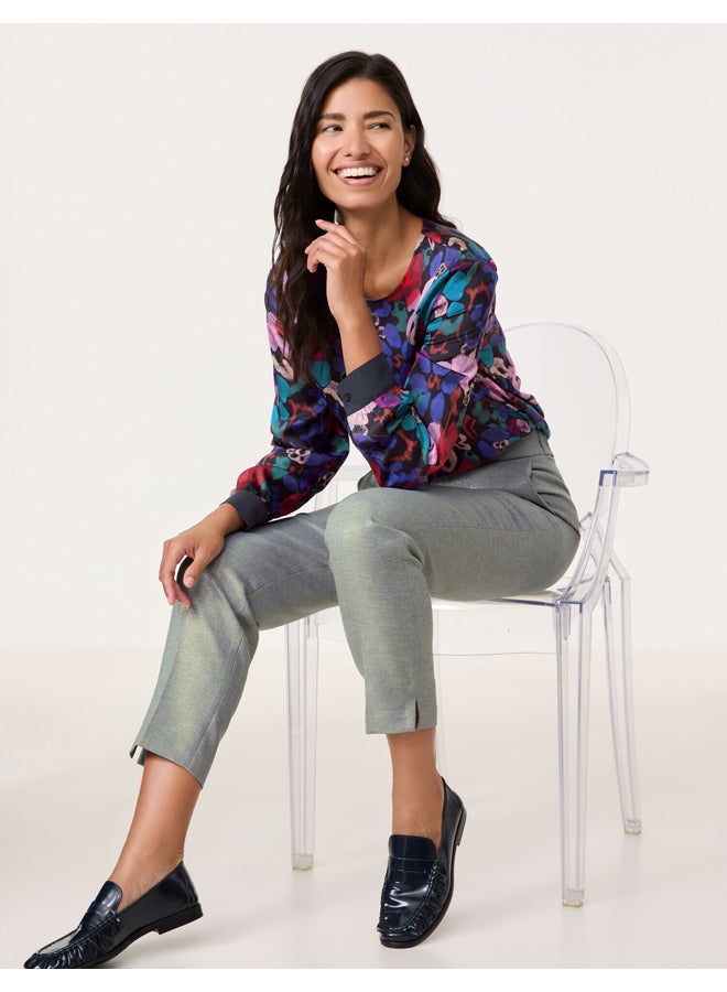 GERRY WEBER Slim Fit Shiny Trousers  - Image 4