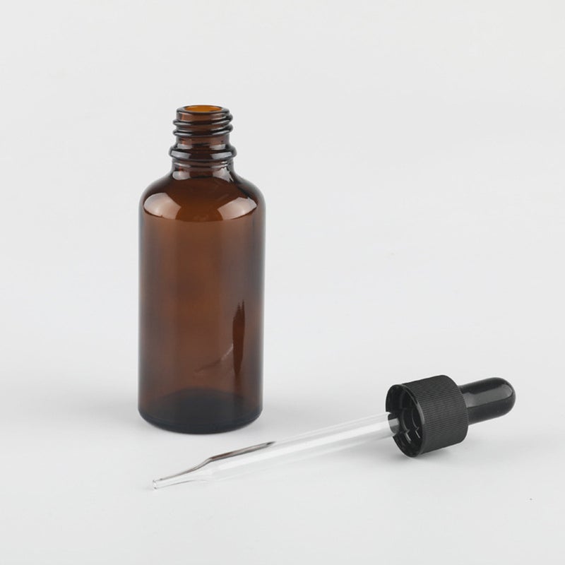 pcs 15ml Women Bottle Retro Antique Glass Empty Container Dispensing Dropper Bottle Decoration (Brown) - Image 5