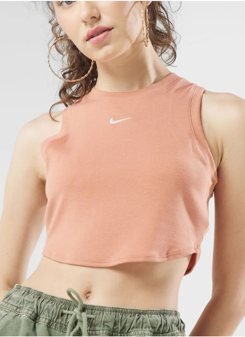 Nike Nsw Essential Ribbed Crop Tank