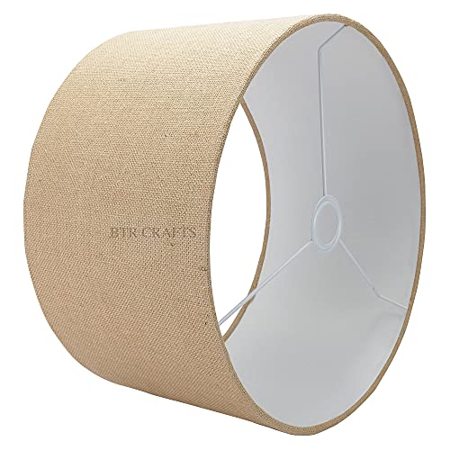 BTR CRAFTS Unique Color Lampshade, 16" Inches Natural Jute Drum Shade Suitable For Table & Floor Lamp, Bedroom Living & Dining Room, Café Resorts Hotels & Restaurants - Image 4