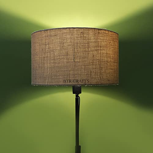 BTR CRAFTS Unique Color Lampshade, 16" Inches Natural Jute Drum Shade Suitable For Table & Floor Lamp, Bedroom Living & Dining Room, Café Resorts Hotels & Restaurants - Image 1