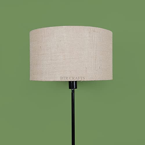 BTR CRAFTS Unique Color Lampshade, 16" Inches Natural Jute Drum Shade Suitable For Table & Floor Lamp, Bedroom Living & Dining Room, Café Resorts Hotels & Restaurants - Image 2