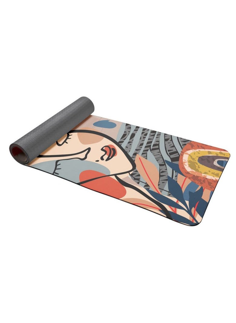 BODY SCULPTURE Extra Thick Non-Slip Rubber Yoga Mat for Home, Gym & Outdoor Workouts – Eco-Friendly, Durable, Sweat-Resistant Exercise Mat for Yoga, Pilates & Fitness 