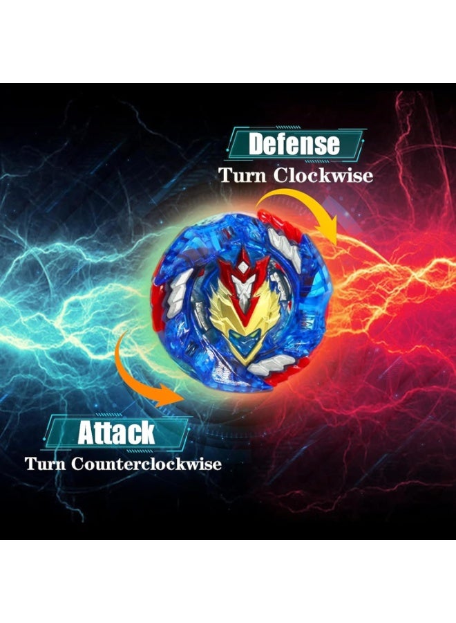 ARGT 8 Pcs Burst Metal Fusion Set with 2 Launchers – High-Performance Battling Tops Starter Pack for Kids - Image 3