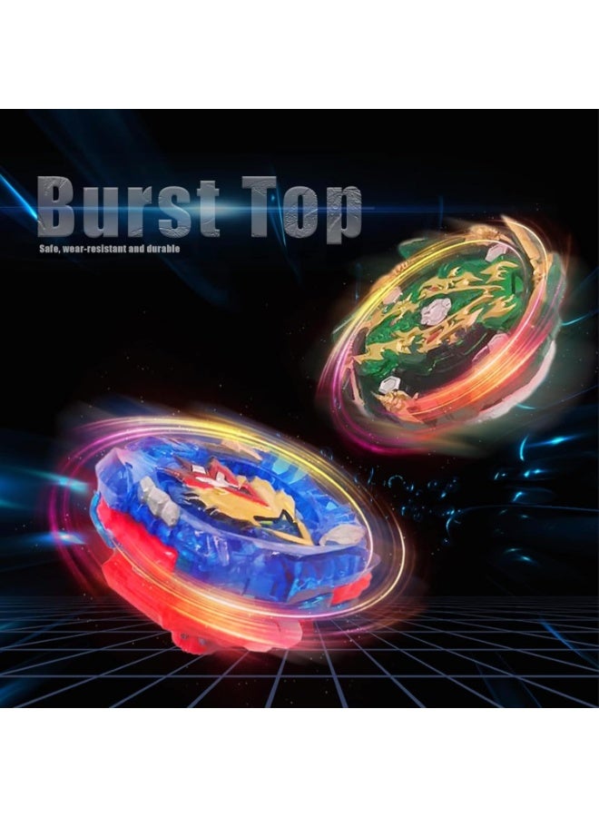 ARGT 8 Pcs Burst Metal Fusion Set with 2 Launchers – High-Performance Battling Tops Starter Pack for Kids - Image 4