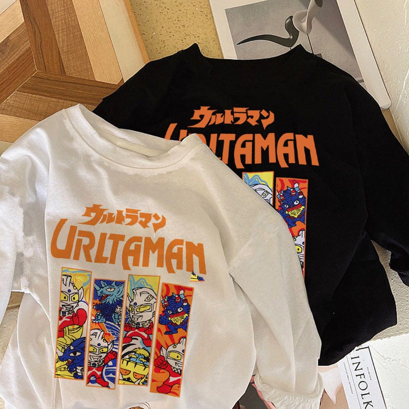 Pure Cotton Children'S Cartoon T-Shirt Spring Children'S Clothing Boy'S Long-Sleeved Base Shirt Thin Baby'S Round Neck Upper Clothes - Image 5