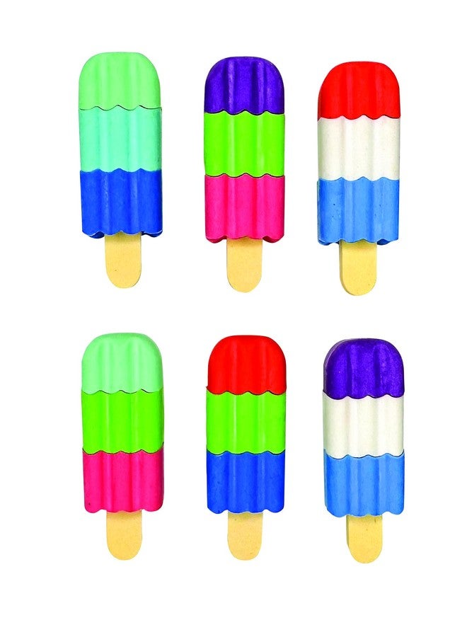 Geddes Raymond Geddes Scented 3D Ice Cream Bar Erasers (48 per Bag) - Mix and Match 3D Erasers for Kids - School Party Favors - Image 2