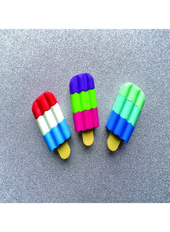 Geddes Raymond Geddes Scented 3D Ice Cream Bar Erasers (48 per Bag) - Mix and Match 3D Erasers for Kids - School Party Favors - Image 4