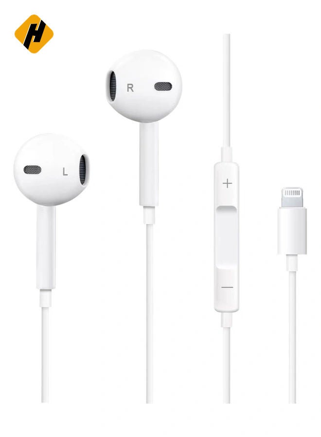 HuHa iPhone Headphones, [MFI Certified] Earphones Wired Stereo Sound Earbuds with Microphone and Volume Control, Compatible with iPhone 14/13/12/SE/11/XR/XS/X/7/7 Plus  - Image 1