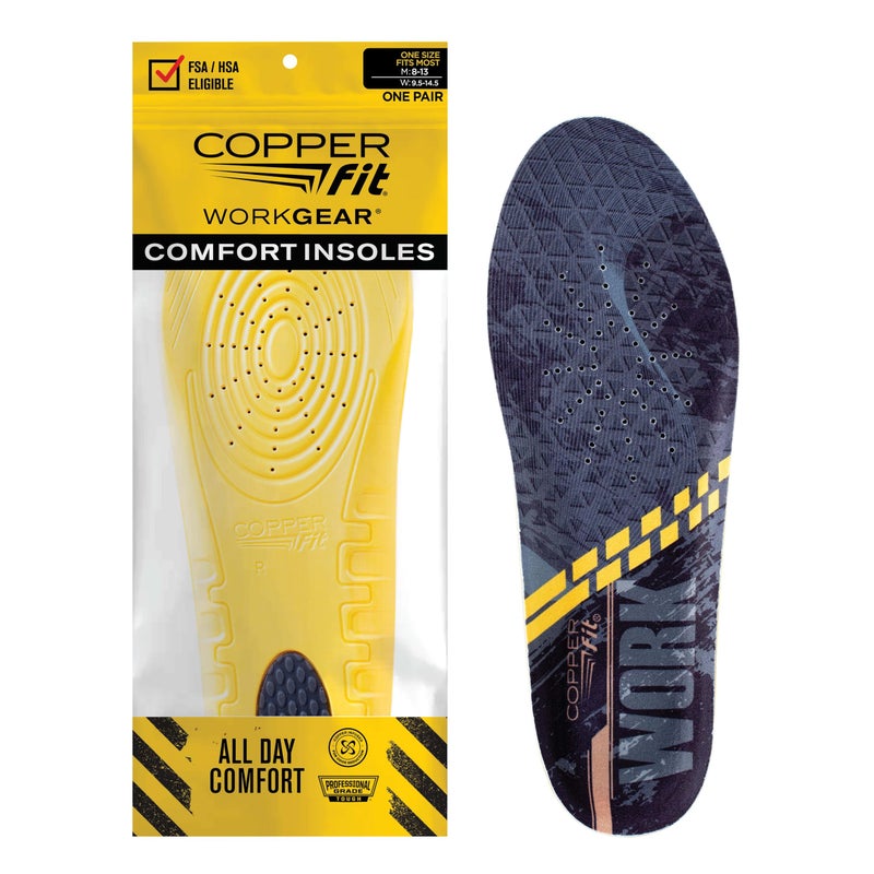 Copper Fit Unisex Work Gear Comfort Insoles - Image 1