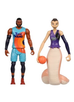 Space Jam Moose Toys Space Jam: A New Legacy 2 Pack On Court Rivals Lebron & White Mamba, (14578)  - Image 2