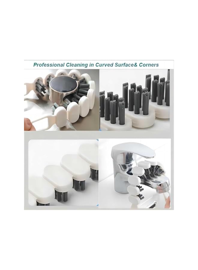 promass Crevice Cleaning Brush, 3 Set of Cleaning Tools Cleaning Supplies for Household Use Bathroom Kitchen - Image 2