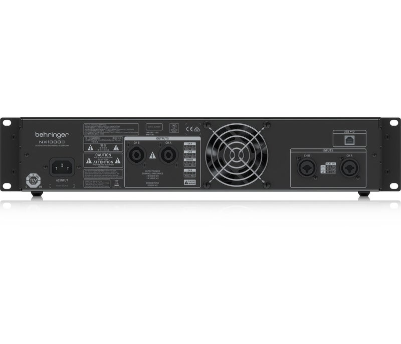 behringer Behringer NX1000D Power Amplifier with DSP - Image 2