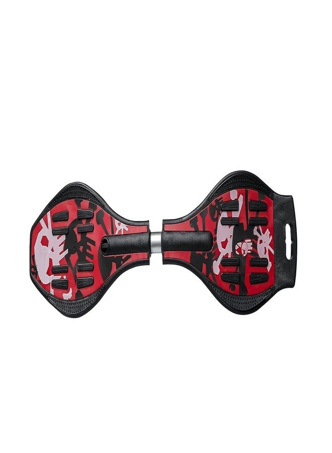 ROMILAS Kid's Waveboard Skating Board for Kids and Girls Beginners, Experts with Lights in Wheels, Weight Capacity up to 100 KG, Red - Image 5