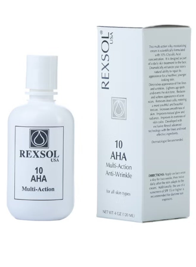 10 AHA Multi-Action Anti-Wrinkle Cream 120ml