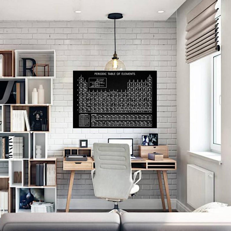 Periodic Table of Elements Poster Element Chart Display Learning Education Tool for Children Students Teachers for Home School Classroom Wall Decor - Image 4