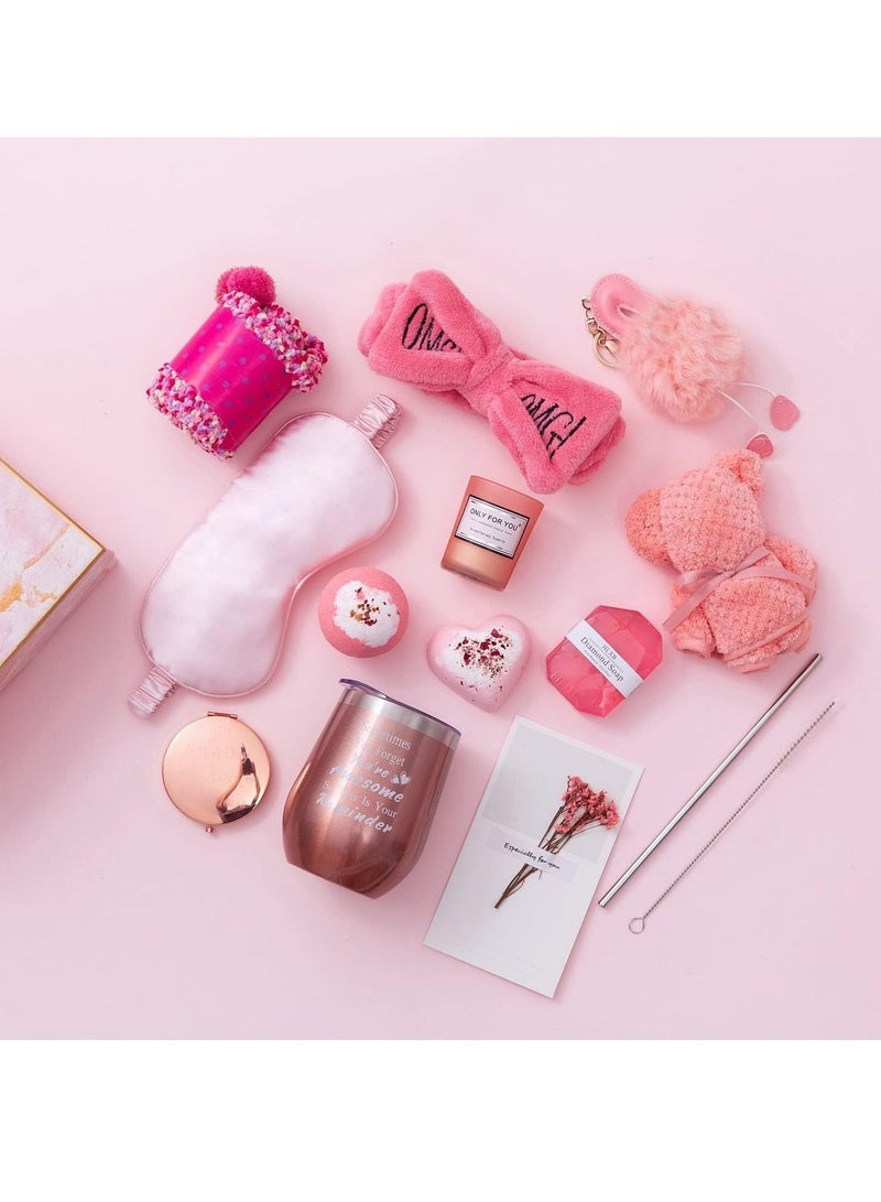 ARNOTEC Gift Basket for Women –  Mother's Day, Birthday & Holiday Gift Box, Get Well Soon Inspirational Gift Set with 13 Relaxing Spa Essentials, Perfect for Christmas, Valentine’s Day, Mother’s Day, Thanksgiving & Anniversary, Gifts for Besties & Female Friends - Image 3