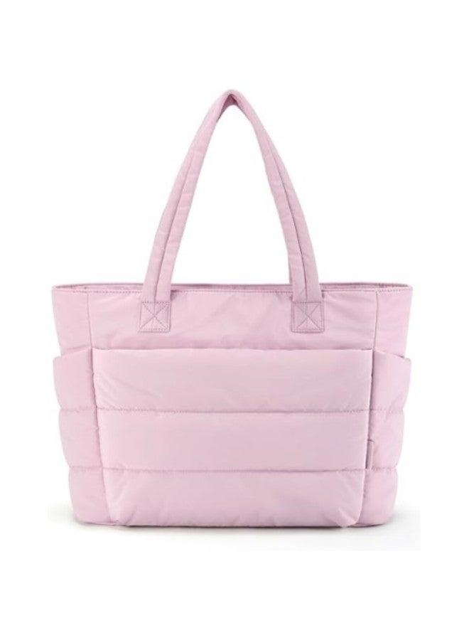 آر جيه حقيبة حمل نسائية كبيرة السعة عصرية، حقيبة يد متعددة الأقسام، حقيبة كتف للرياضة واللياقة البدنية وحقيبة سفر - Image 5