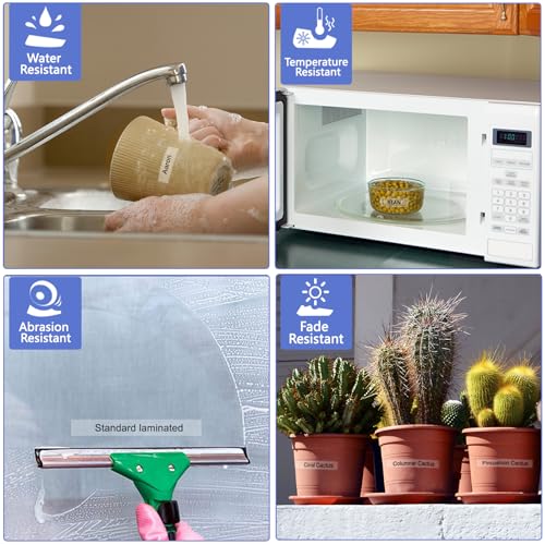 GREENCYCLE 4 Pack TZe-111 6mm Black on Clear Label Tape Compatible for Brother Ptouch TZe111 TZ-111 6mm 0.23 Laminated Clear Tape for Ptouch PT-D210 D220 H110 H100 D400 D600 Label Maker - Image 4