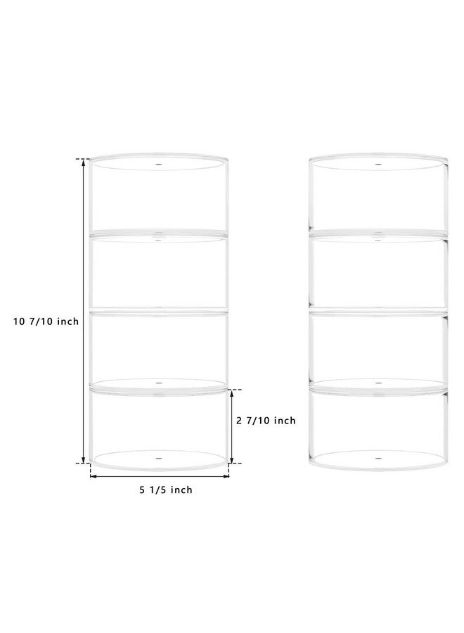 NIUBEE NIUBEE Belt Organizer, Acrylic 8 Layers Belt Case Storage Holder and Display for Accessories like Jewelry,Watch,Bracelets  - Image 2