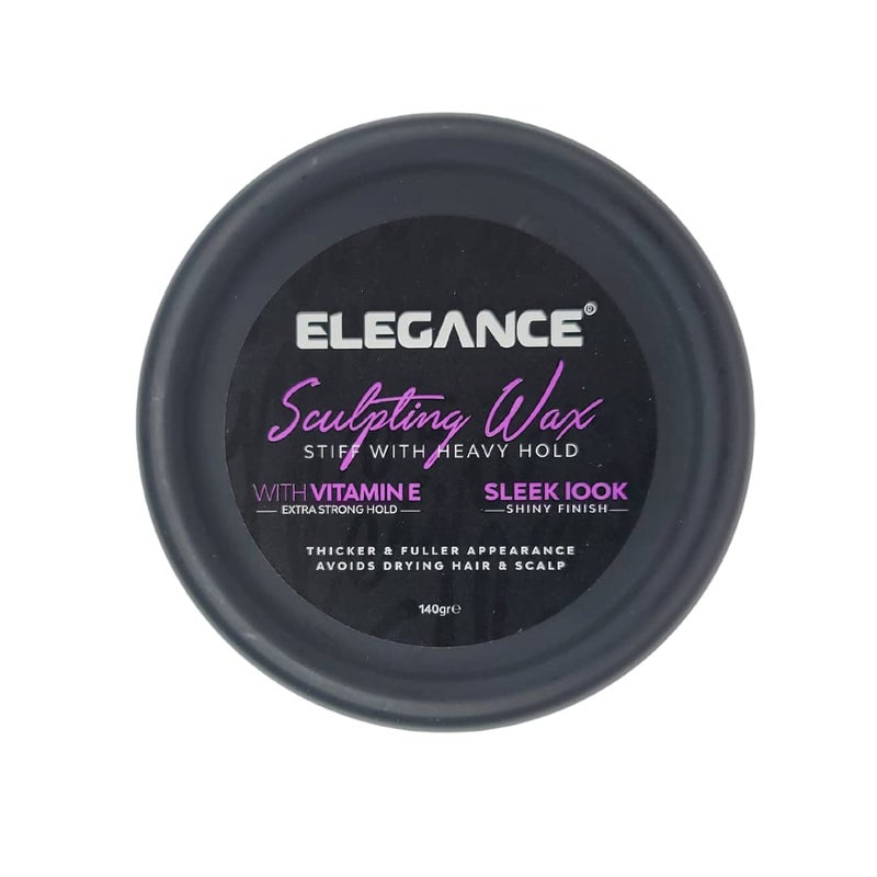 E Elegance Elegance Hair Sculpting Wax 473 Oz Wax Infused with VitaminE Thicker hair with Strong Hold and LongLasting Shine