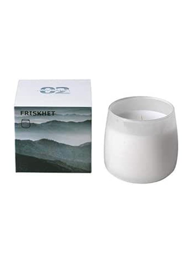 Ikea Scented Wax In A Cup  Mountain Air  Gray 