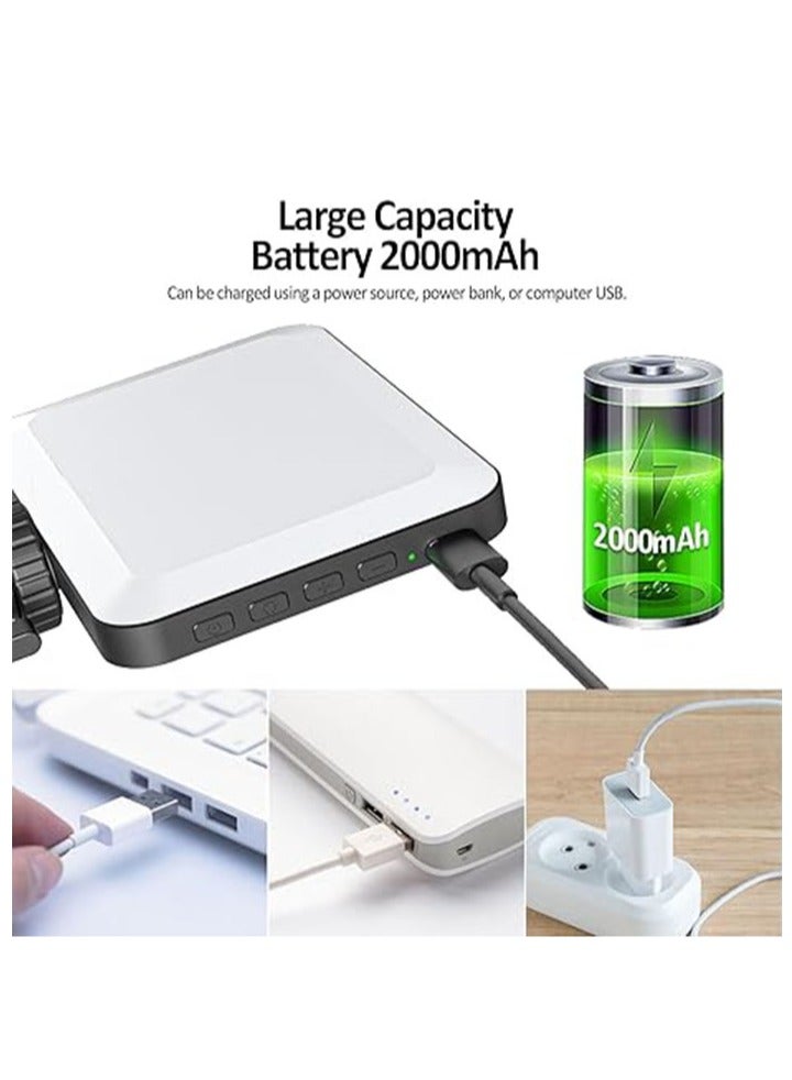 Arabest Rechargeable Selfie Light, Clip Fill Light for Phone Laptop Tablet Portable Light for Video Conference Live Streaming Zoom Call Makeup Picture (Black) - Image 5