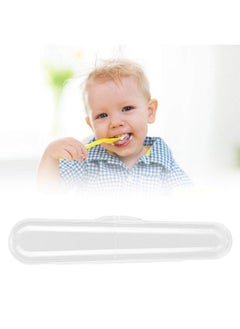 Zerodis Food Grade Single Storage Box Baby Silicone Spoon Transparent Children Stainless Cutlery Set Spoon Portable Travel Tableware Case  - Image 5