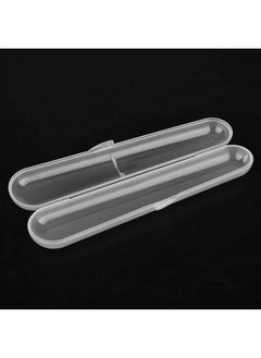 Zerodis Food Grade Single Storage Box Baby Silicone Spoon Transparent Children Stainless Cutlery Set Spoon Portable Travel Tableware Case  - Image 3