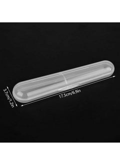 Zerodis Food Grade Single Storage Box Baby Silicone Spoon Transparent Children Stainless Cutlery Set Spoon Portable Travel Tableware Case  - Image 4